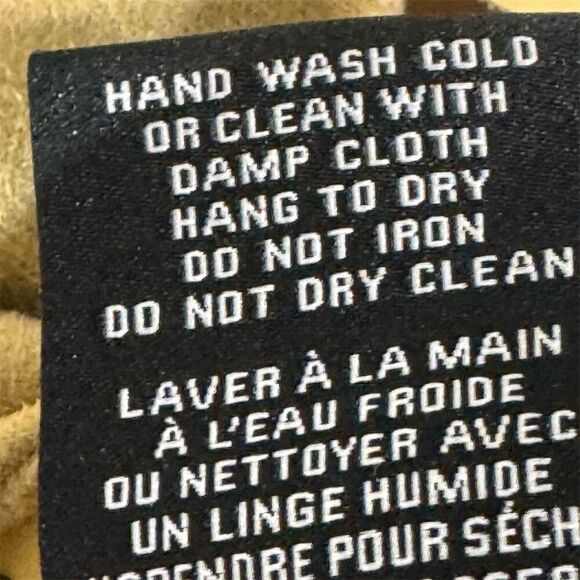 7 For All Mankind Faux Leather Puff Sleeve‎ Dress S Yellow Smocked Bodice NWT - Picture 10 of 10